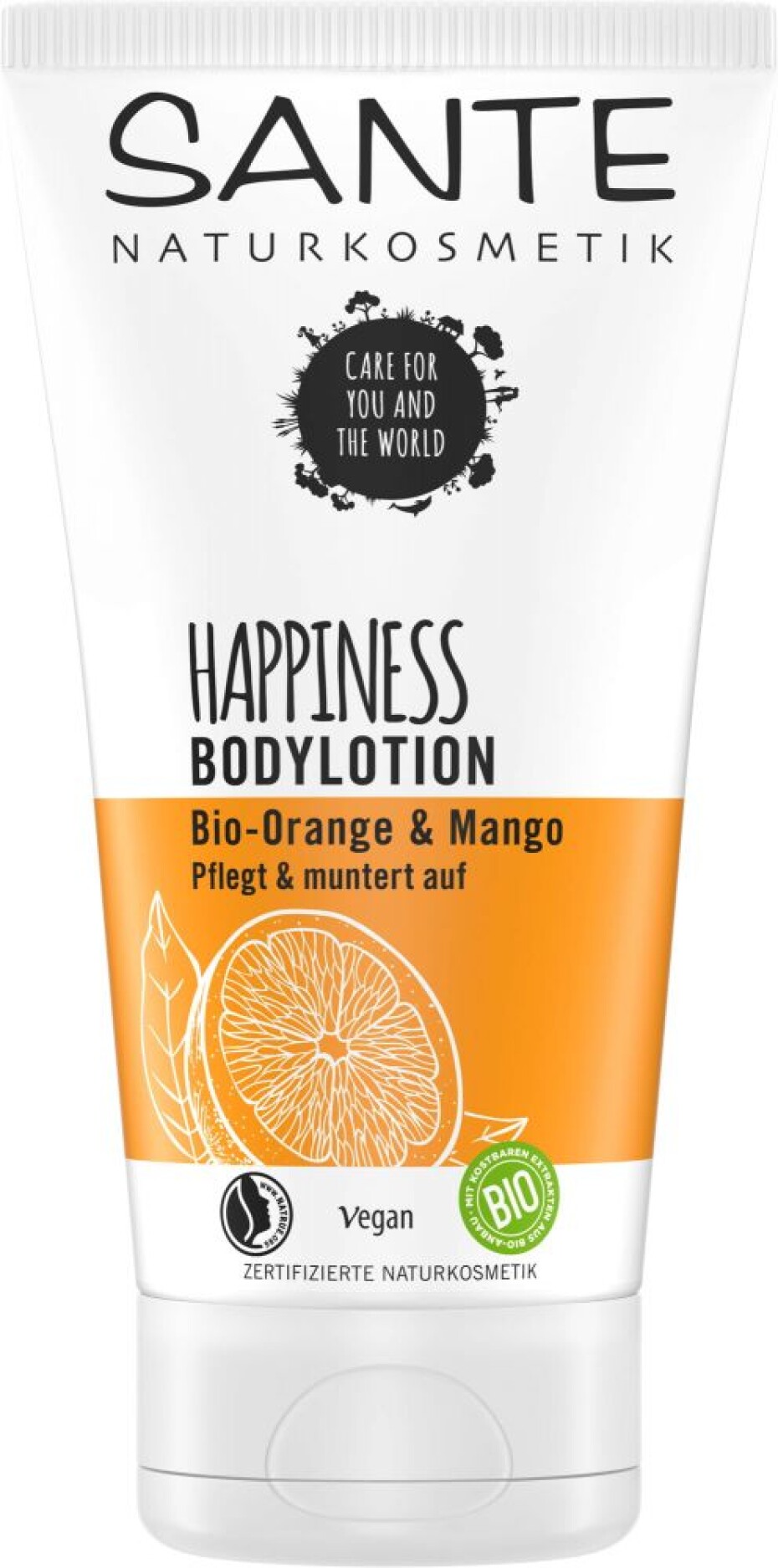 Sante Happiness tělové mléko s bio pomerančem a mangem 150 ml - main (0)