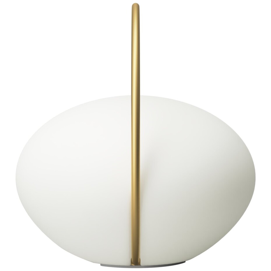Přenosná stolní lampa ORBIT 19 cm, zlatá, hliník, Umage - main (13)