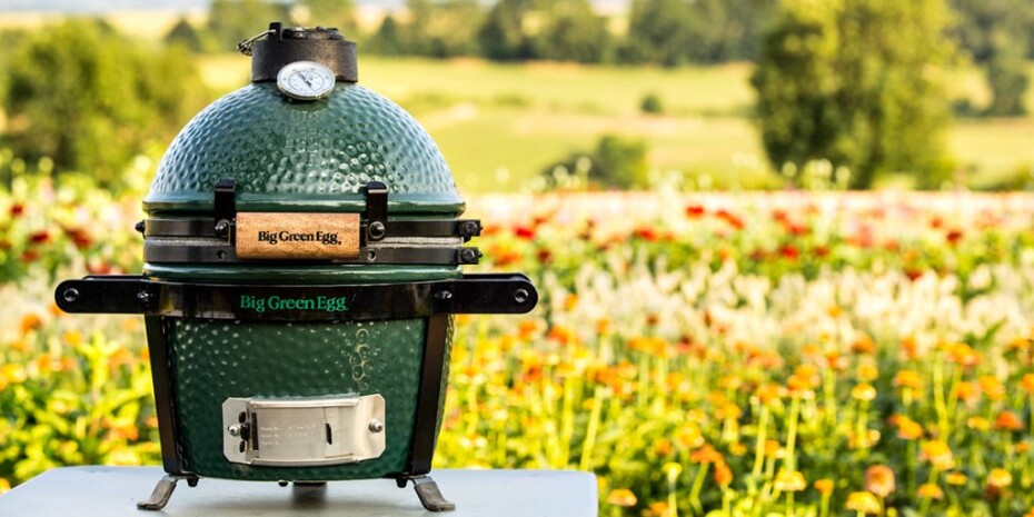 Gril na dřevěné uhlí MINI, zelená, Big Green Egg - main (3)