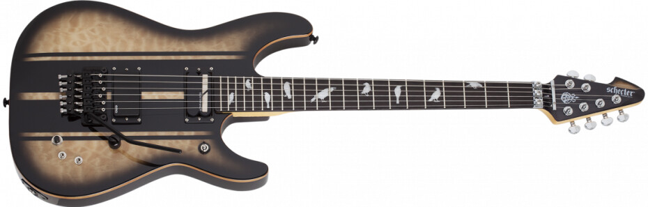 Schecter DJ Ashba - Natural Black Burst - main (0)