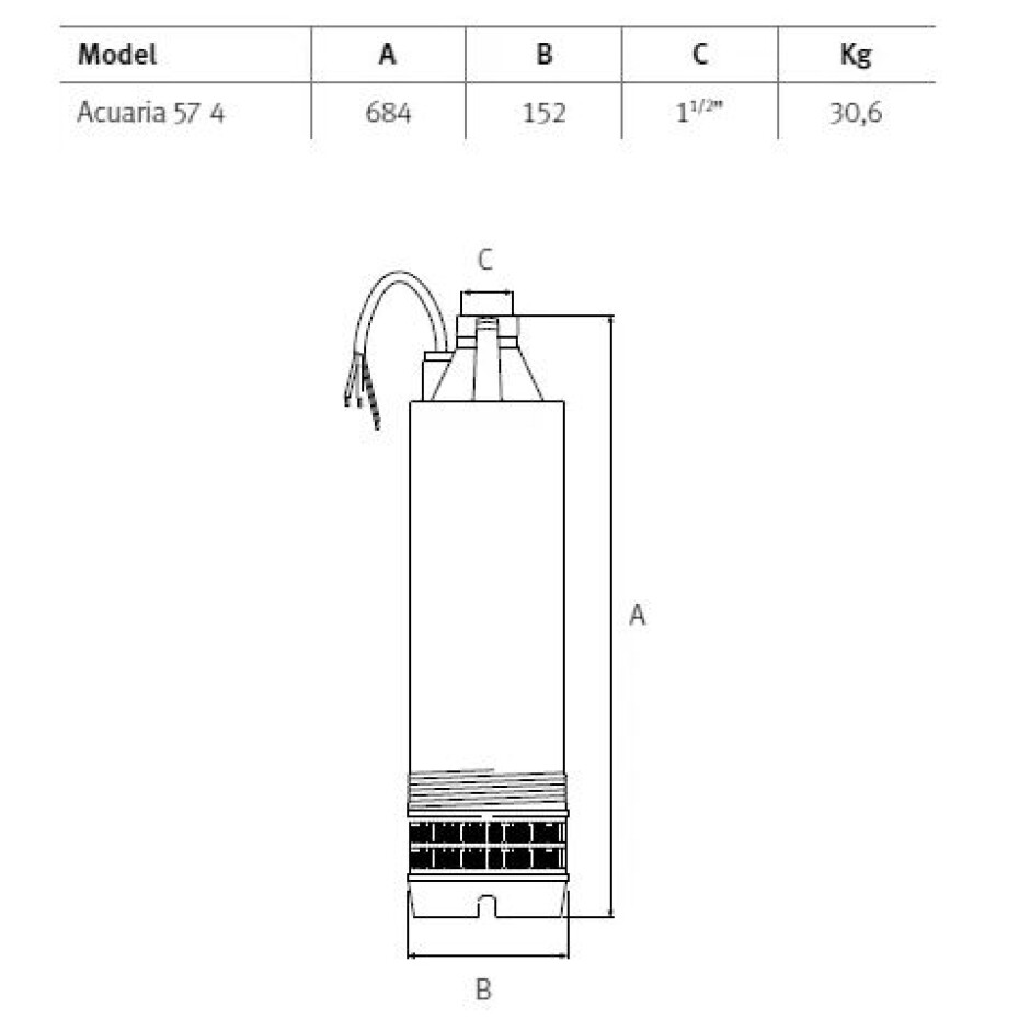 Ponorné čerpadlo ESPA ACUARIA57 4T 400V - main (2)