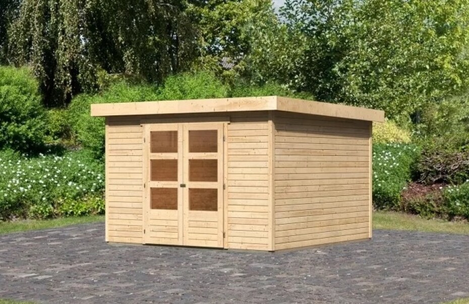 Dřevěný domek KARIBU ASKOLA 6 (73064) natur LG3198 - main (2)
