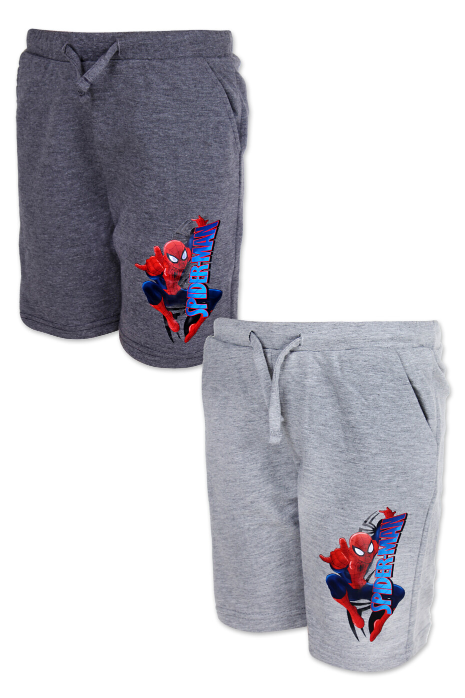 Chlapecké kraťasy - SETINO Spider-Man 05, světle šedý melír Barva: Světle šedý melír, Velikost: 110 - main (0)