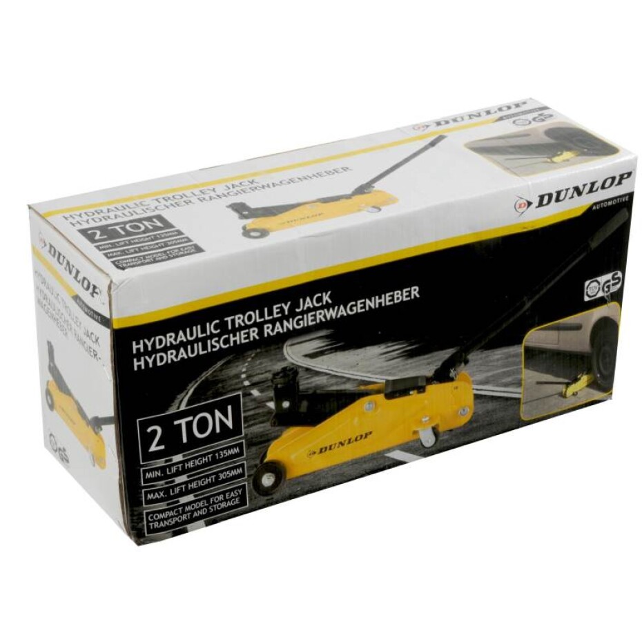 DUNLOP Hydraulický zvedák na auto pojízdný 2000 kg ED-241791 - main (2)