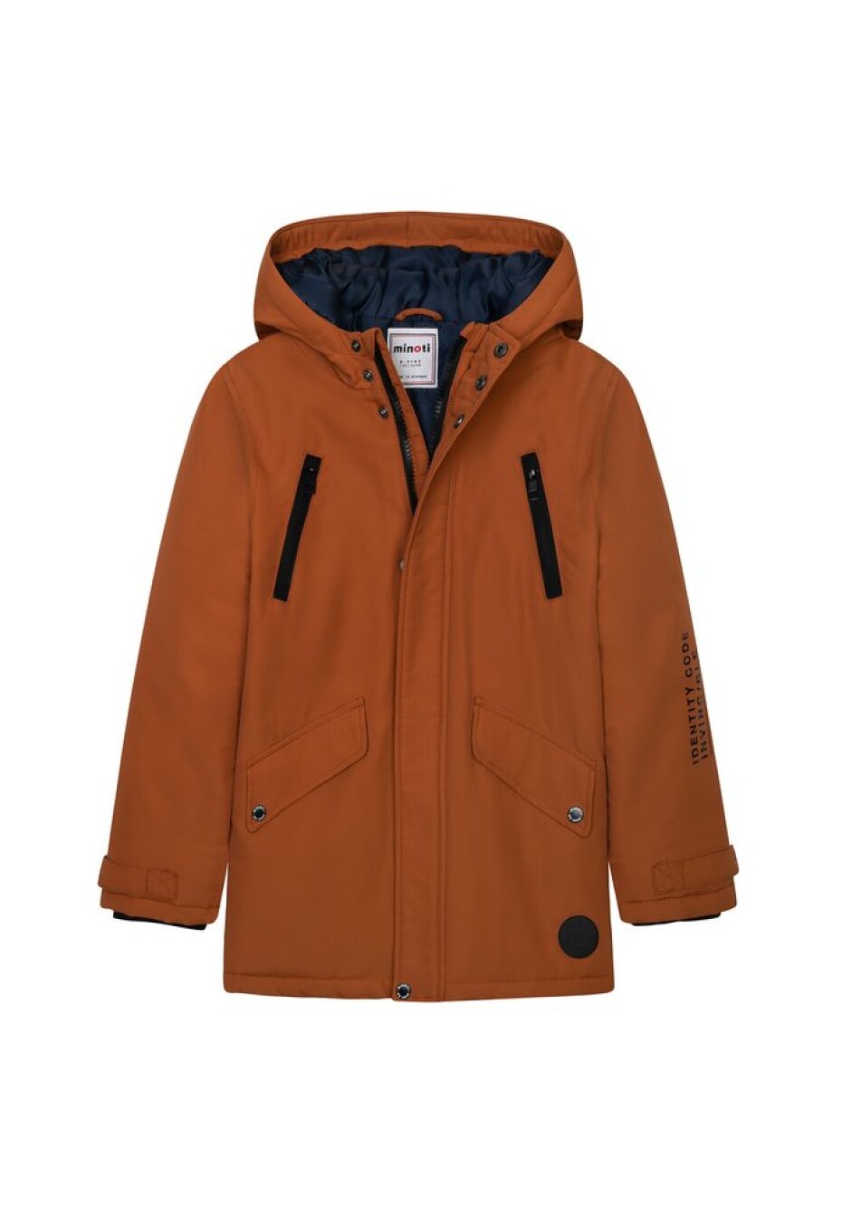 Kabát chlapecký Parka, Minoti, Doors 3, hnědá - 98/104 | 3/4let - main (0)