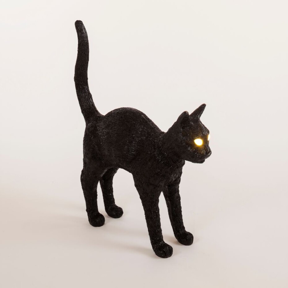 Stolní lampa JOBBY THE CAT 52 cm, LED, černá, Seletti - main (2)