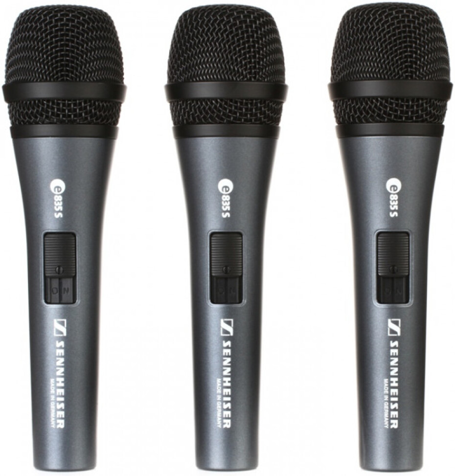 Sennheiser E835-S 3PACK - main (0)