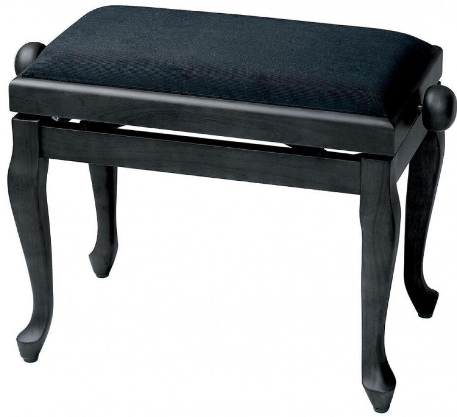 Gewa Piano Bench Deluxe Classic 130.320 Black Matt - main (0)