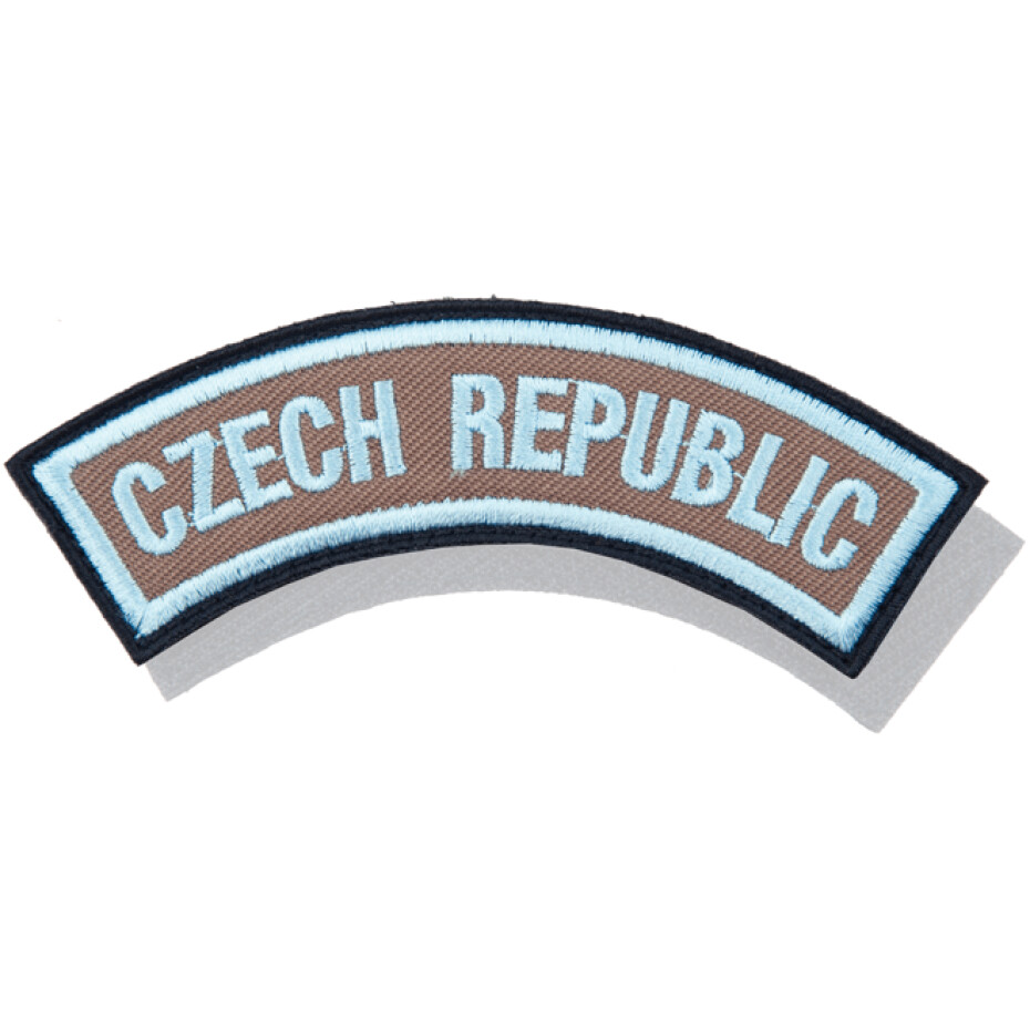Nášivka: CZECH REPUBLIC - domovenka AČR [ssz] béžová | modrá - main (0)