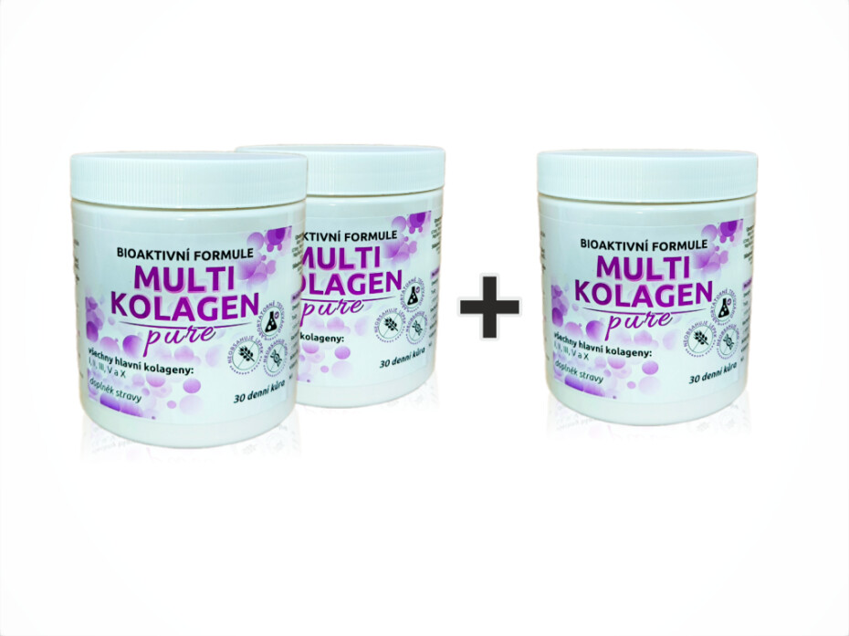 Bio-Detox MULTI KOLAGEN Pure 300g 2 + 1 ZDARMA - main (1)