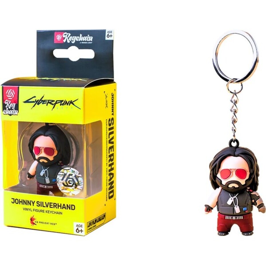 Klíčenka Good Loot Hanging: Cyberpunk 2077 - Johnny Silverhand 3D - main (2)