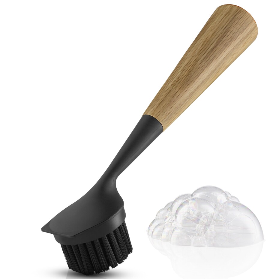 Kartáč na nádobí 23 cm, černá, nylon / dřevo, Eva Solo - main (2)