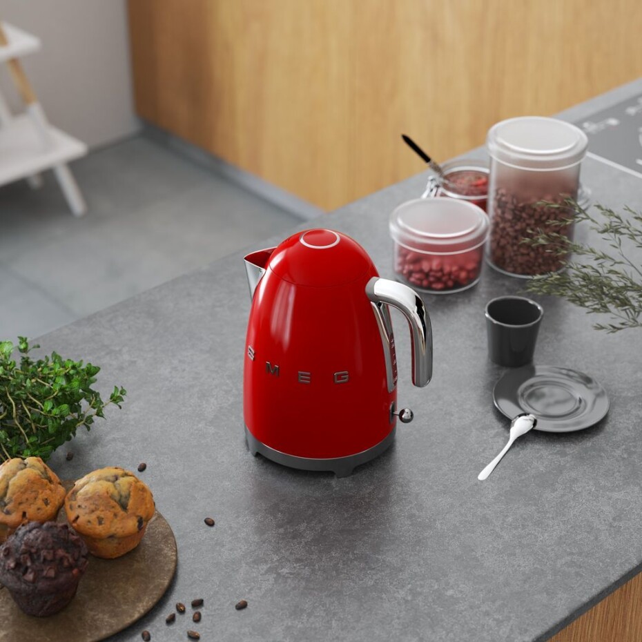 Rychlovarná konvice KLF03RDEU 1,7 l, červená, SMEG - main (3)