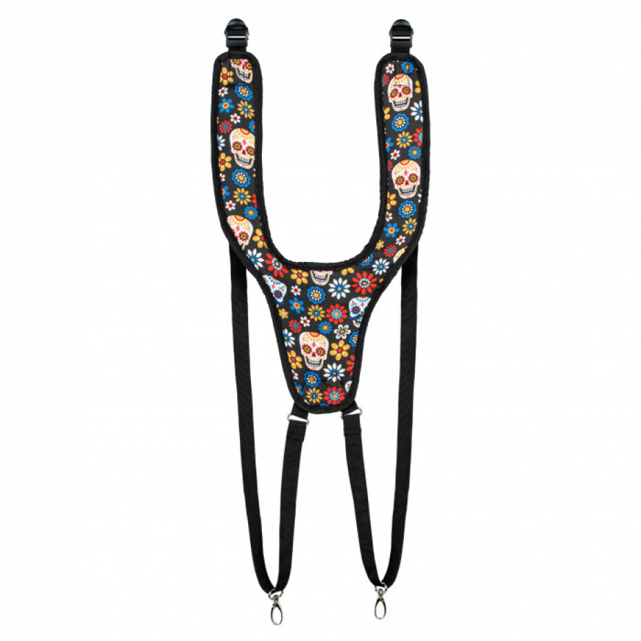 Meinl MDJS1DA Designer Djembe Strap - Day Of The Dead - main (0)