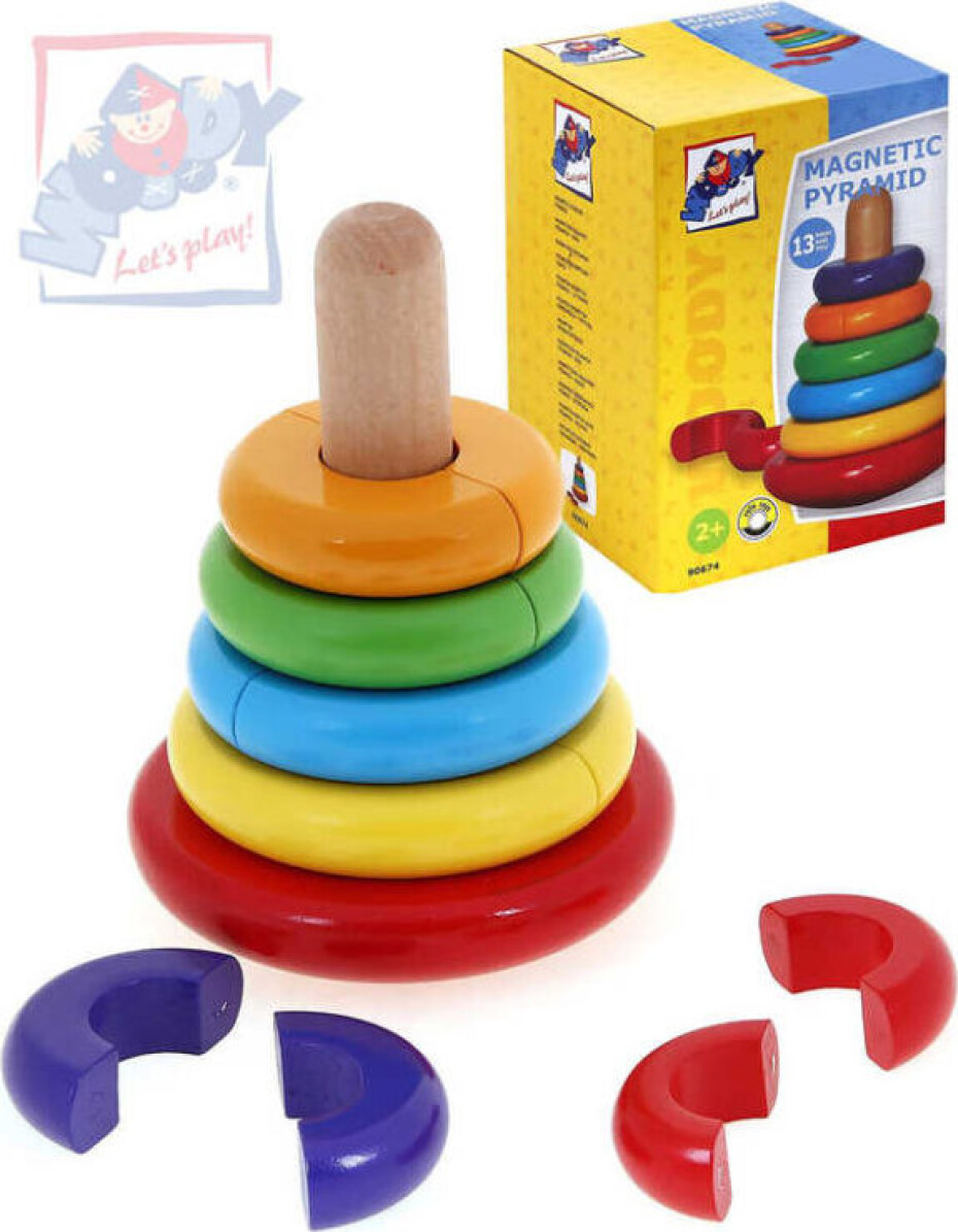 Magnetická skládací pyramida - Káča - main (0)