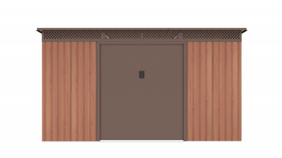 G21 Zahradní domek G21 GRAH 700 - 340 x 206 cm, hnědý G21-6390094 - main (1)