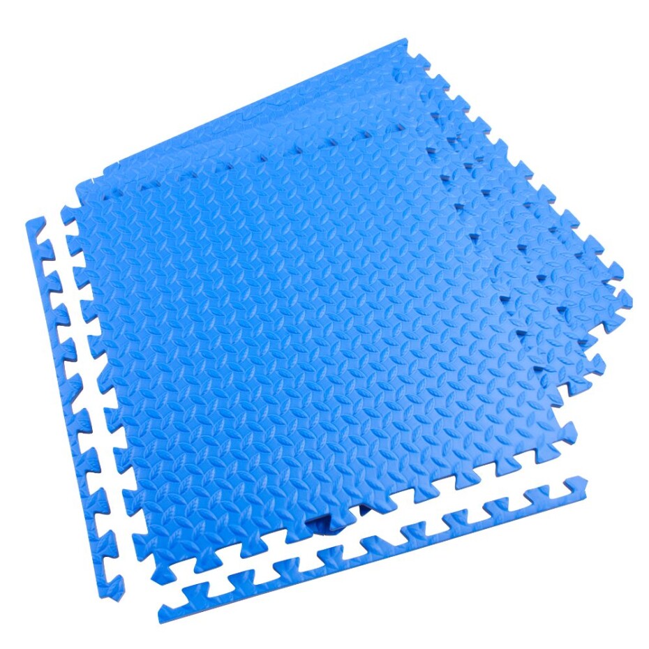 Puzzle podložka Sportago Easy-Lock 60x60x1,2 cm, 4 ks, modrá - main (2)