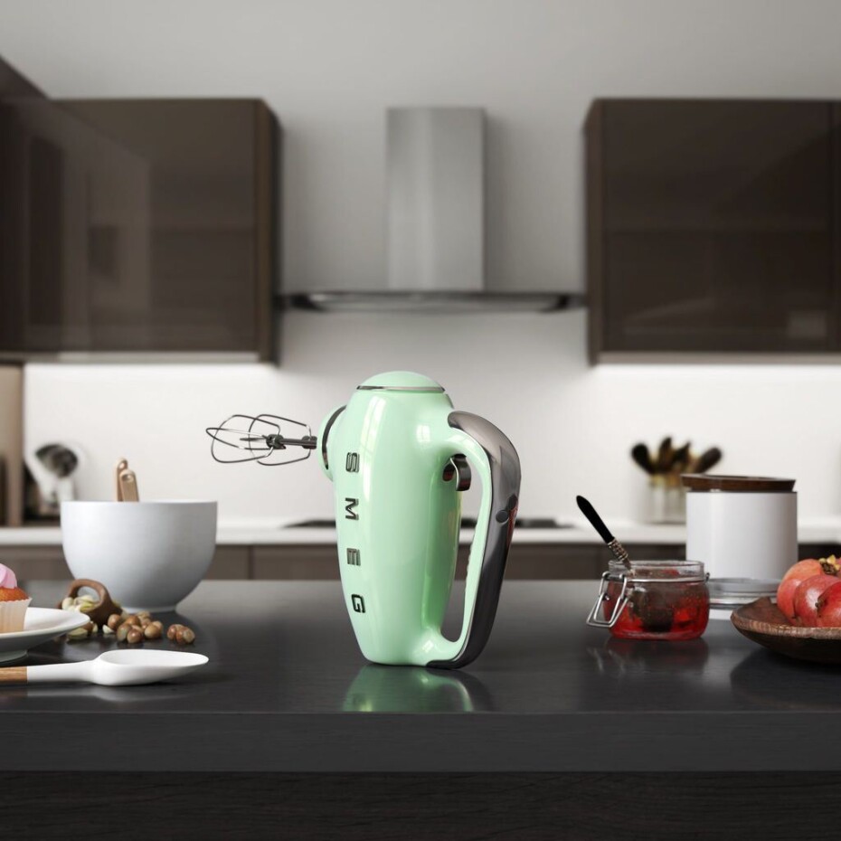 Ruční šlehač HMF01PGEU, pastelově zelená, SMEG - main (1)