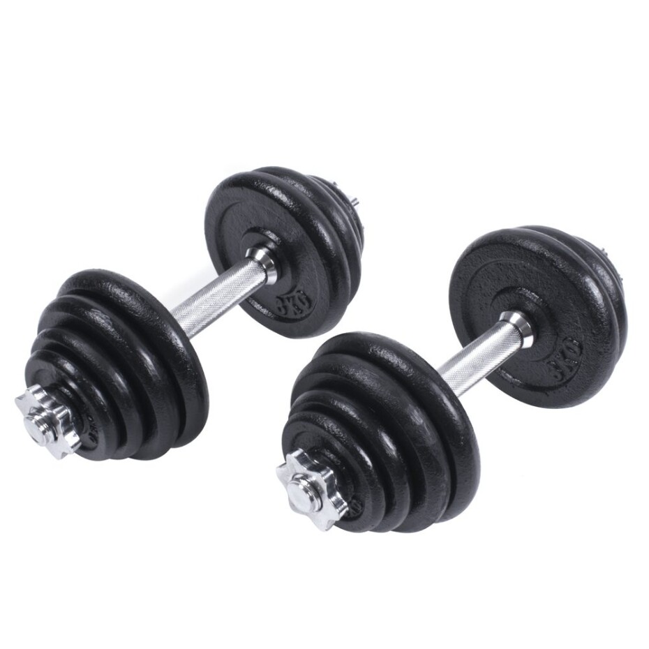 Set jednoručních nakládacích činek 2x15 kg Sportago Fader 30mm - main (0)