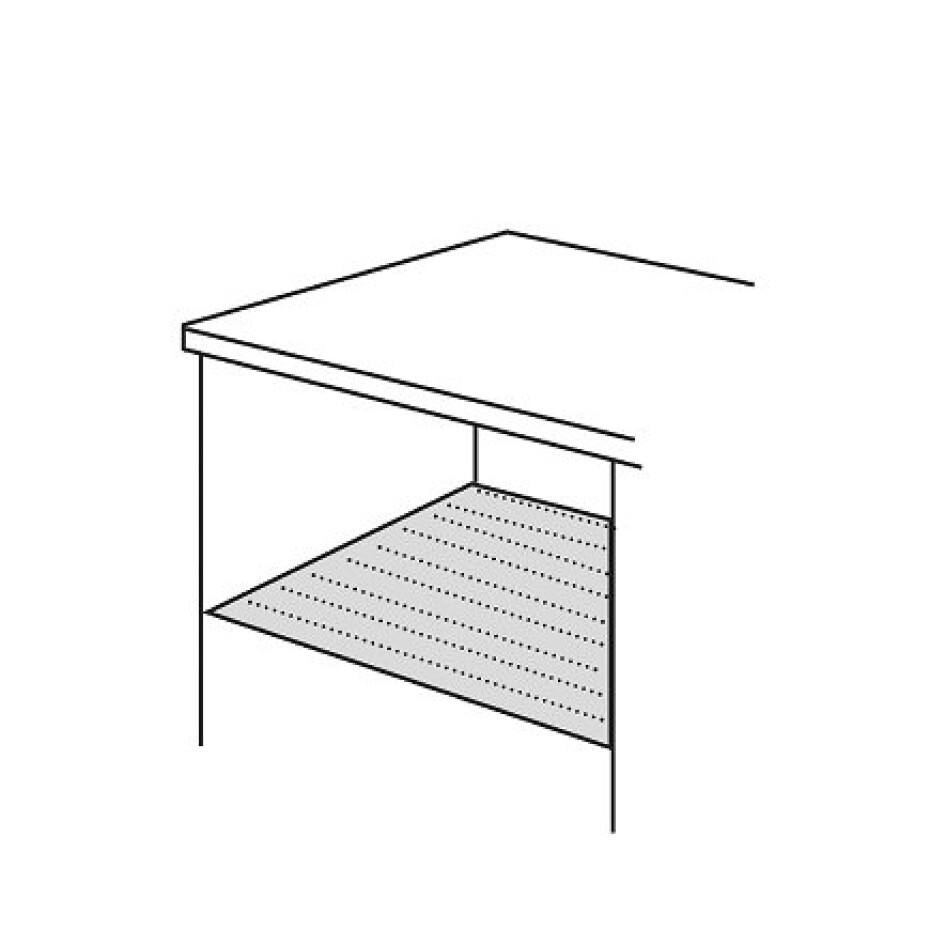 KELA Protiskluzová vložka do zásuvky SOLETTA transparentní   150x50cm KL-11390 - main (6)