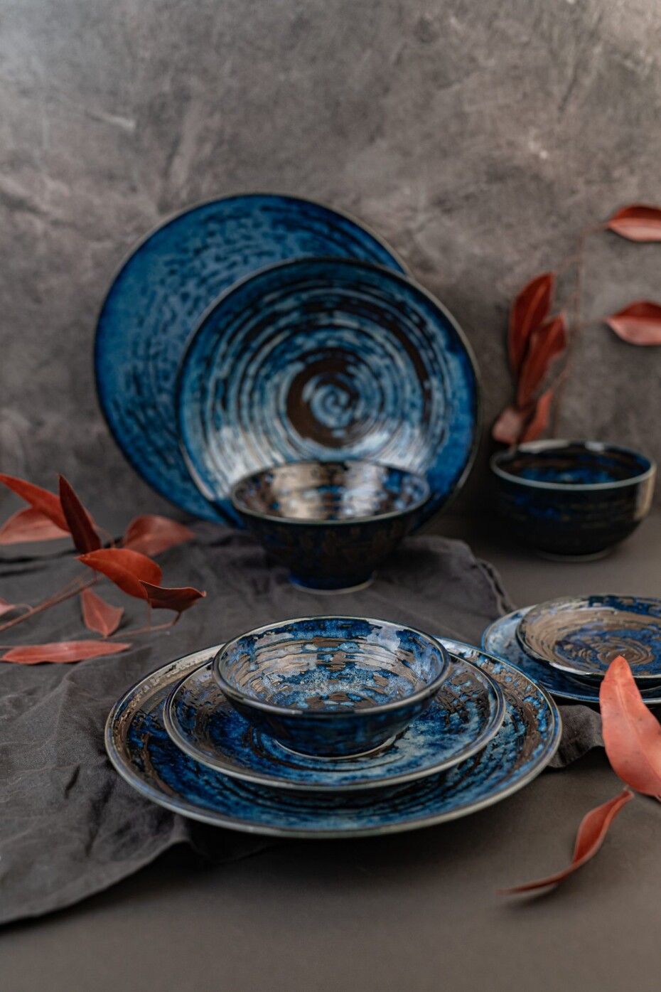 Jídelní miska COPPER SWIRL 24 cm, 1 l, MIJ - main (4)