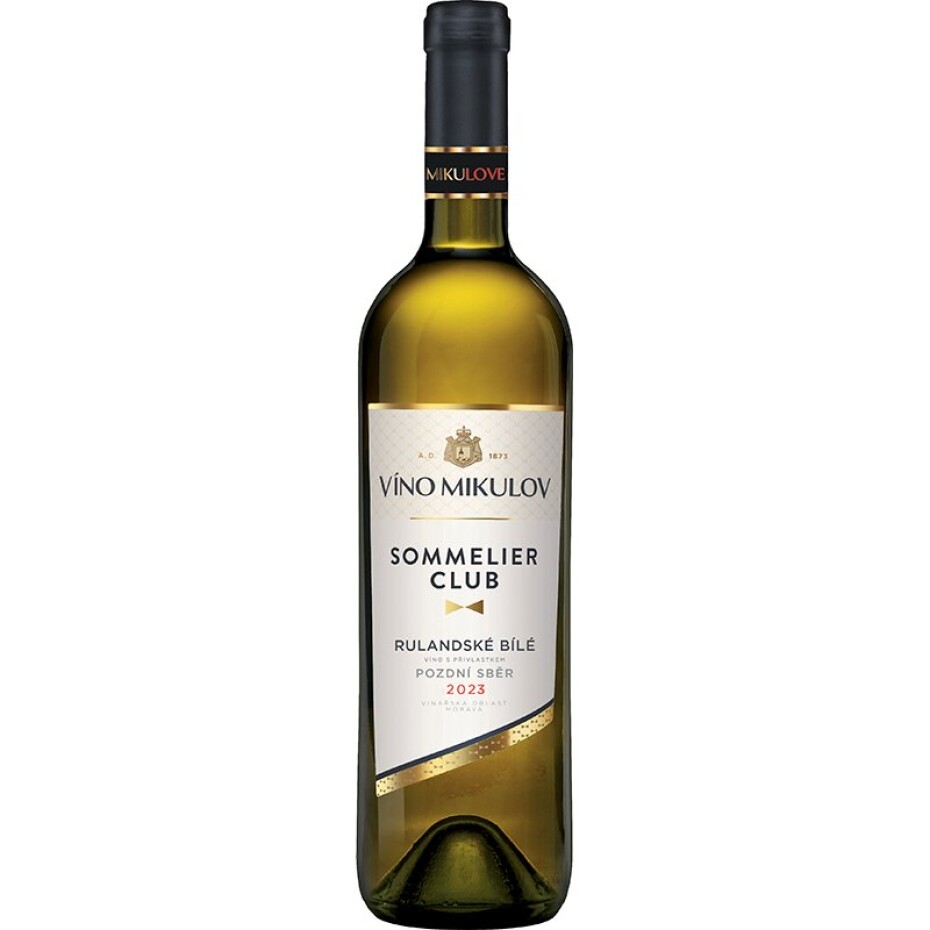 Víno Mikulov Sommelier Club Rulandské bílé 2023 pozdní sběr - main (0)