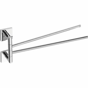 Product detail of SAPHO XQ405 X-Square dvojitý držák ručníků otočný 42 cm, chrom