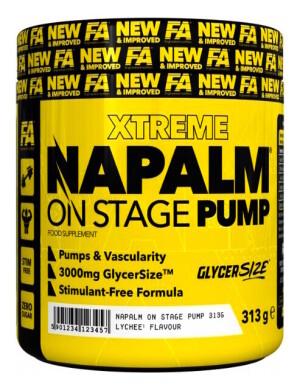 Product detail of Fitness Authority Napalm On Stage Pump 313 g  dračí ovoce