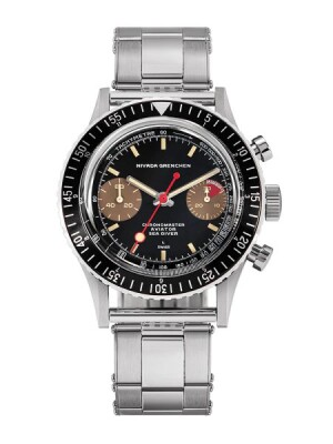 Product detail of Nivada Grenchen Chronomaster Lollipop Honey Inter. Bezel - Manual - Oyster