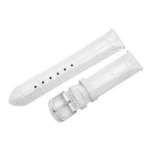 Product detail of Kožený řemínek Vostok Europe Croco pro Undine - bílý/lesklá spona