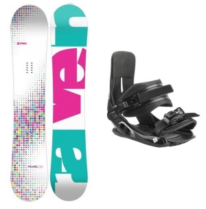 Product detail of Raven Pearl white dětský snowboard + Hatchey Tactic Junior vázání