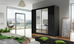 Product detail of ArtAdrk Šatní skříň DALLAS | 180 cm Skříň: Dal03/černá