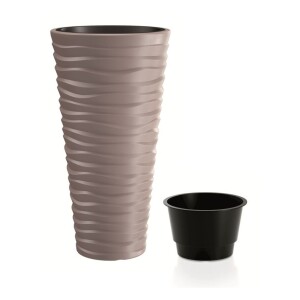 Product detail of Květináč Sand Slim, světle hnědá