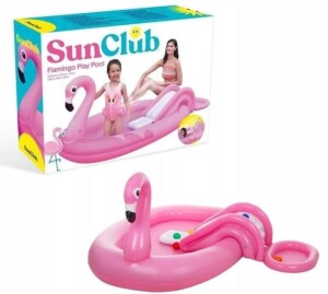 Product detail of Bestway Dětský bazén Plameňák se skluzavkou a fontánou