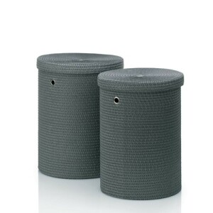 Product detail of Kela 2dílná sada košů na špinavé prádlo RIMOSSA, šedá