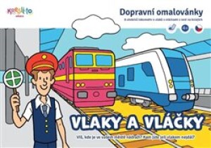 Product detail of Vlaky a vláčky - Dopravní omalovánky