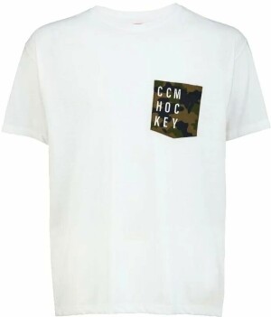 Product detail of Pánské tričko CCM  CAMO POCKET S/S TEE White M