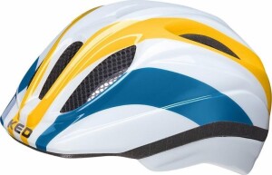 Product detail of Ked Meggy II Trend rainbow retro yellow cyklistická přilba
