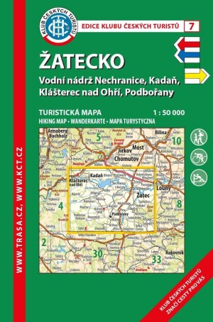 Product detail of KČT 7 Žatecko 1:50 000 / turistická mapa