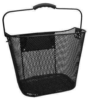 Product detail of Max1 Koš přední oválný s klipem a držadlem černý