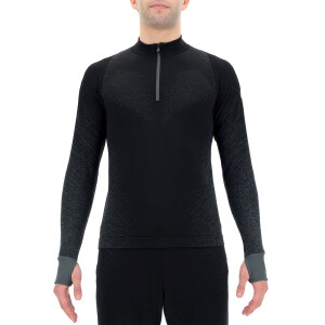 Product detail of Pánské tričko UYN  Running Exceleration Shirt LS Zip Up Black XL