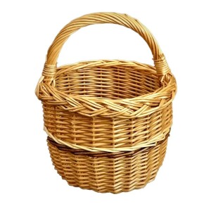 Product detail of Lakovaný proutěný košík na houby, pr. 20 cm