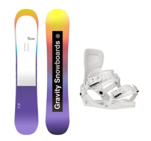 Product detail of Gravity Thunder 24/25 dámský snowboard + Gravity Rise white vázání