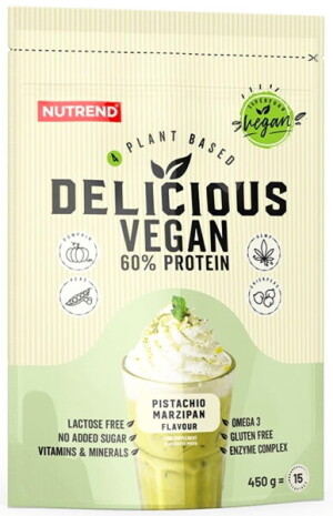 Product detail of Nutrend Delicious Vegan Protein 450 g čokoláda - lískový oříšek