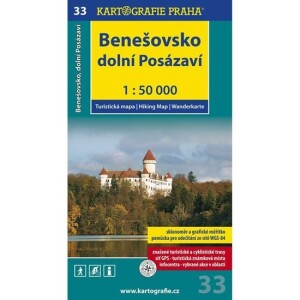 Product detail of 1: 50T (33)-Benešovsko, dolní Posázaví (turistická mapa)