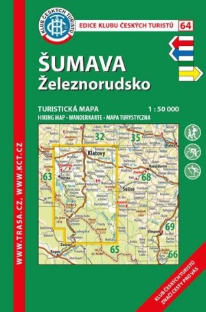 Product detail of Šumava, Železnorudsko /KČT 64 1:50T Turistická mapa
