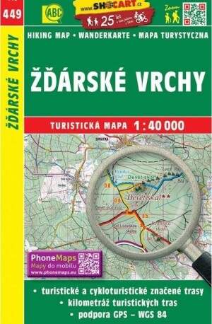 Product detail of SC 449 Žďárské vrchy 1:40 000
