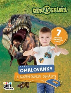 Product detail of Omalovánky s nažehlovacími obrázky Dinosauři
