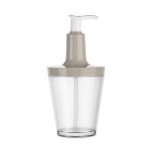 Product detail of Koziol Dávkovač na mýdlo Flow Organic béžová, 250 ml, 8,8 x 8,8 x 17,7 cm