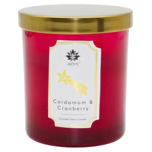 Product detail of Arome Svíčka v barevném skle s víčkem, Cardamon & Cranberry, 125 g